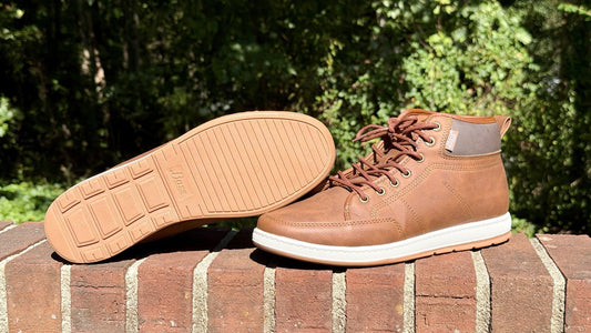 Men’s G. H. Bass & Co. Hi Top Sneakers EUC Shoes Synthetic Upper Brown 10 casual