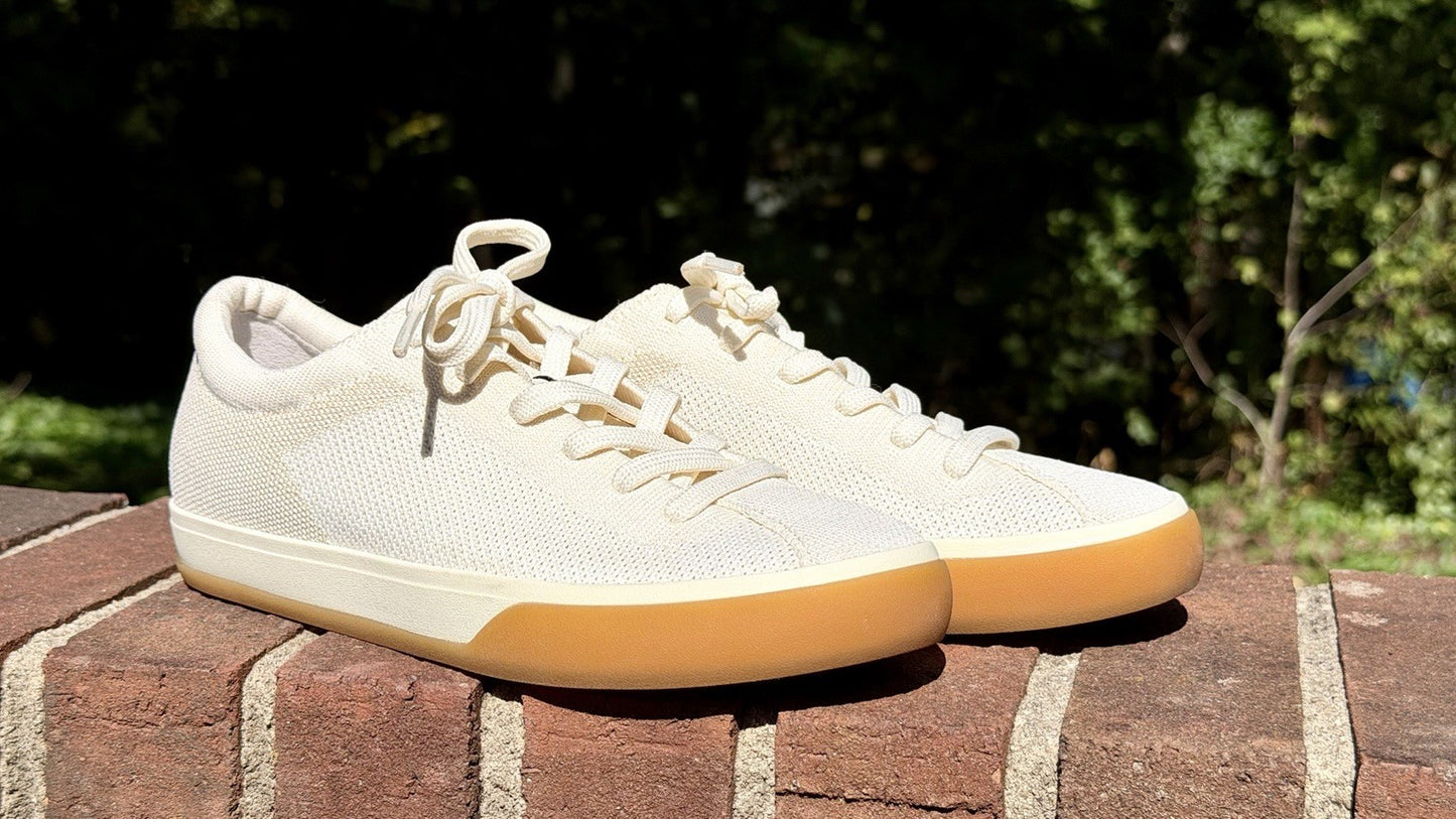 Rothy’s The Lace Up Blonde Sneakers Women's Size 7