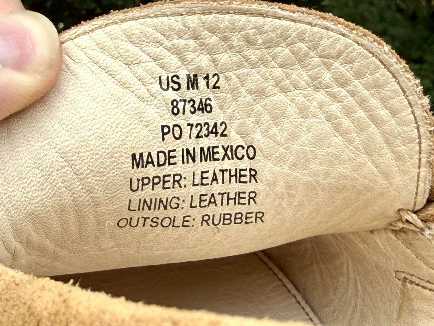 LUCA Drift Penny Loafer Suede Crepe Sole Men’s Size 12 Honey Tan Worn Once