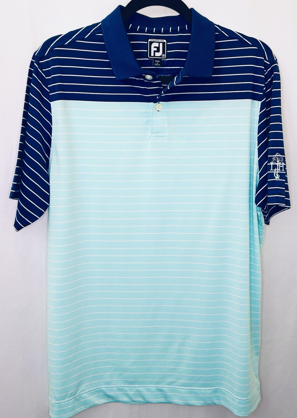 FootJoy FJ Men's Medium Short Sleeve Golf Polo Logo