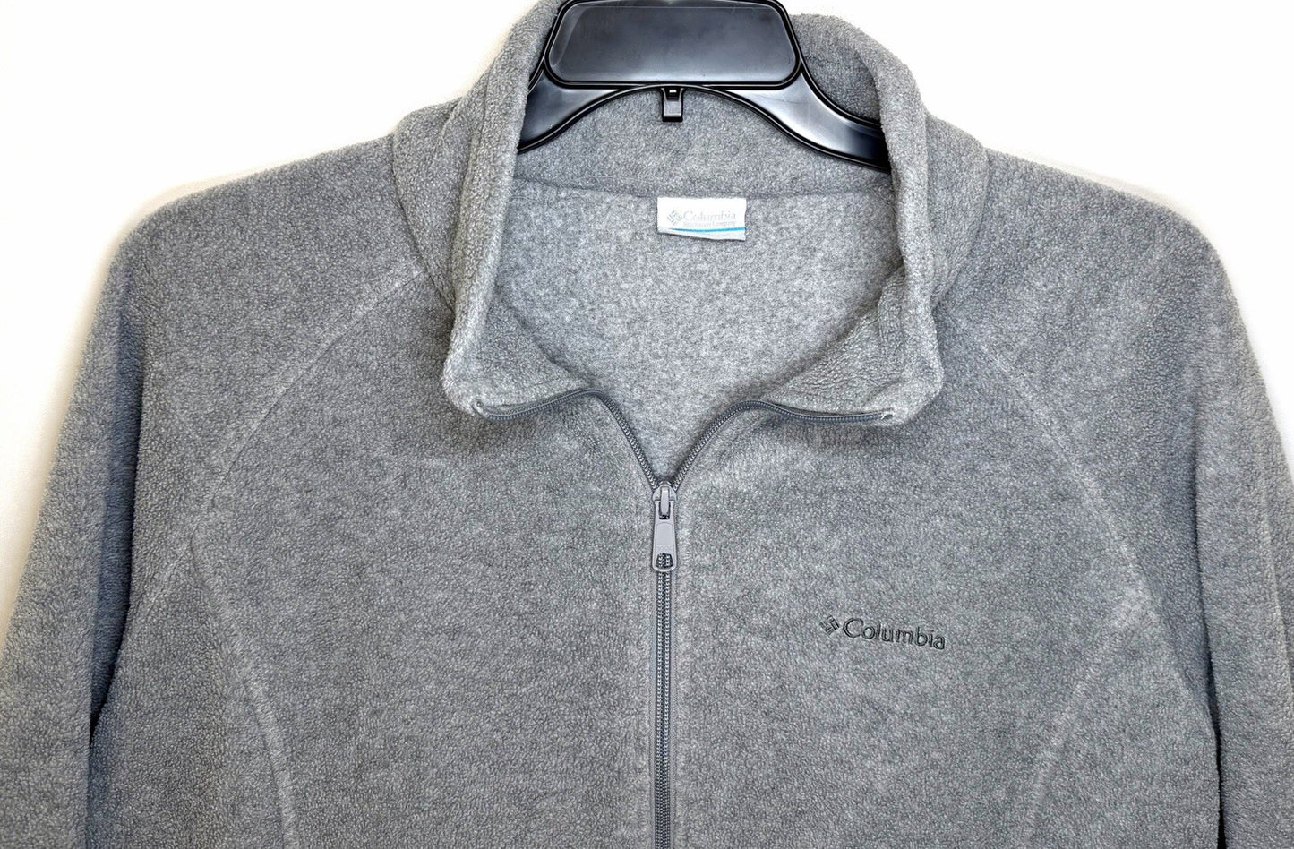Columbia Fleece Jacket Men's Size 2XL Dark Gray Full Zip Outdoor Zip Pockets