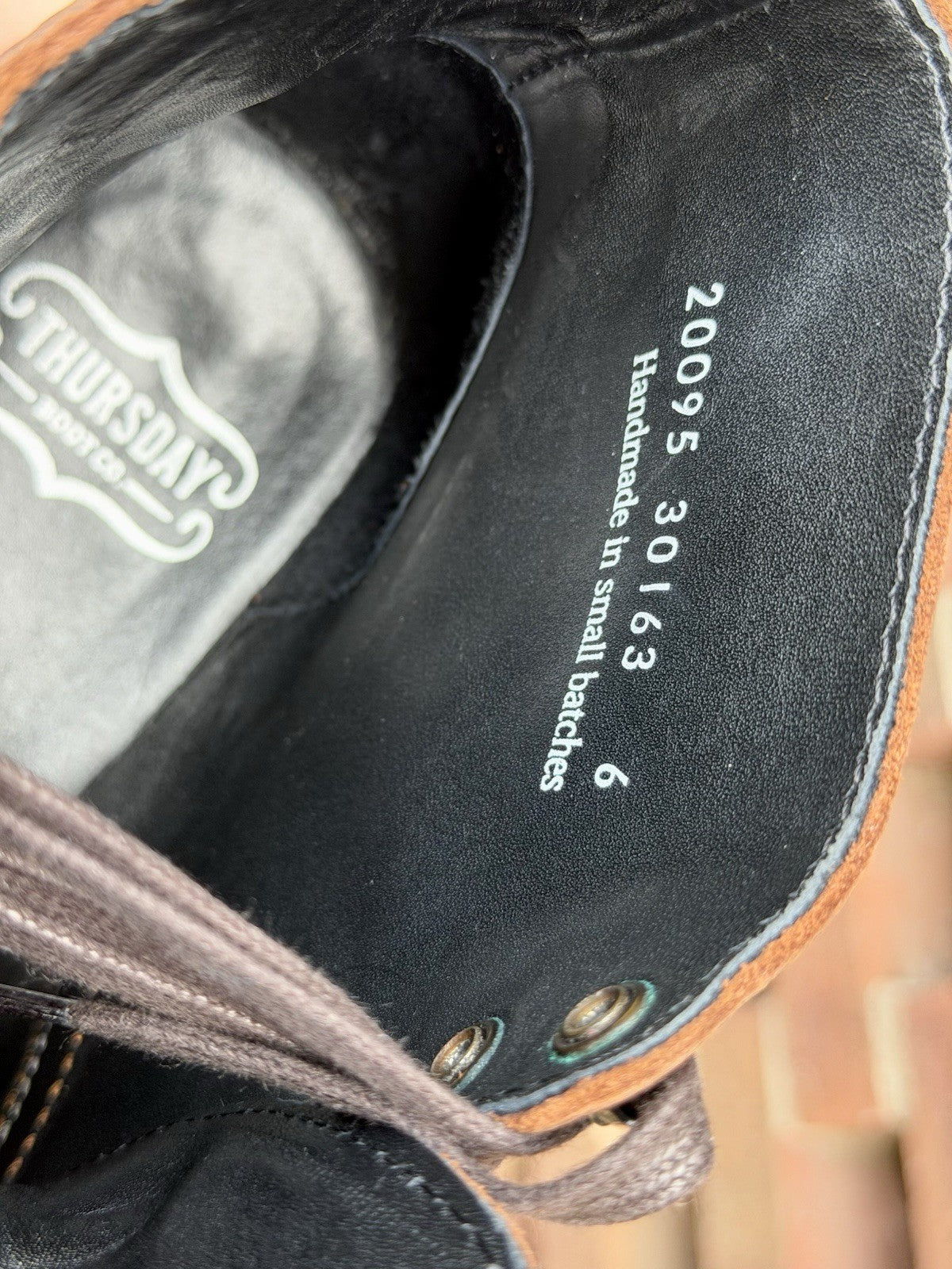 Thursday Boot Co Captain Terracotta Leather Cap Toe Mens Boots Size 11.5
