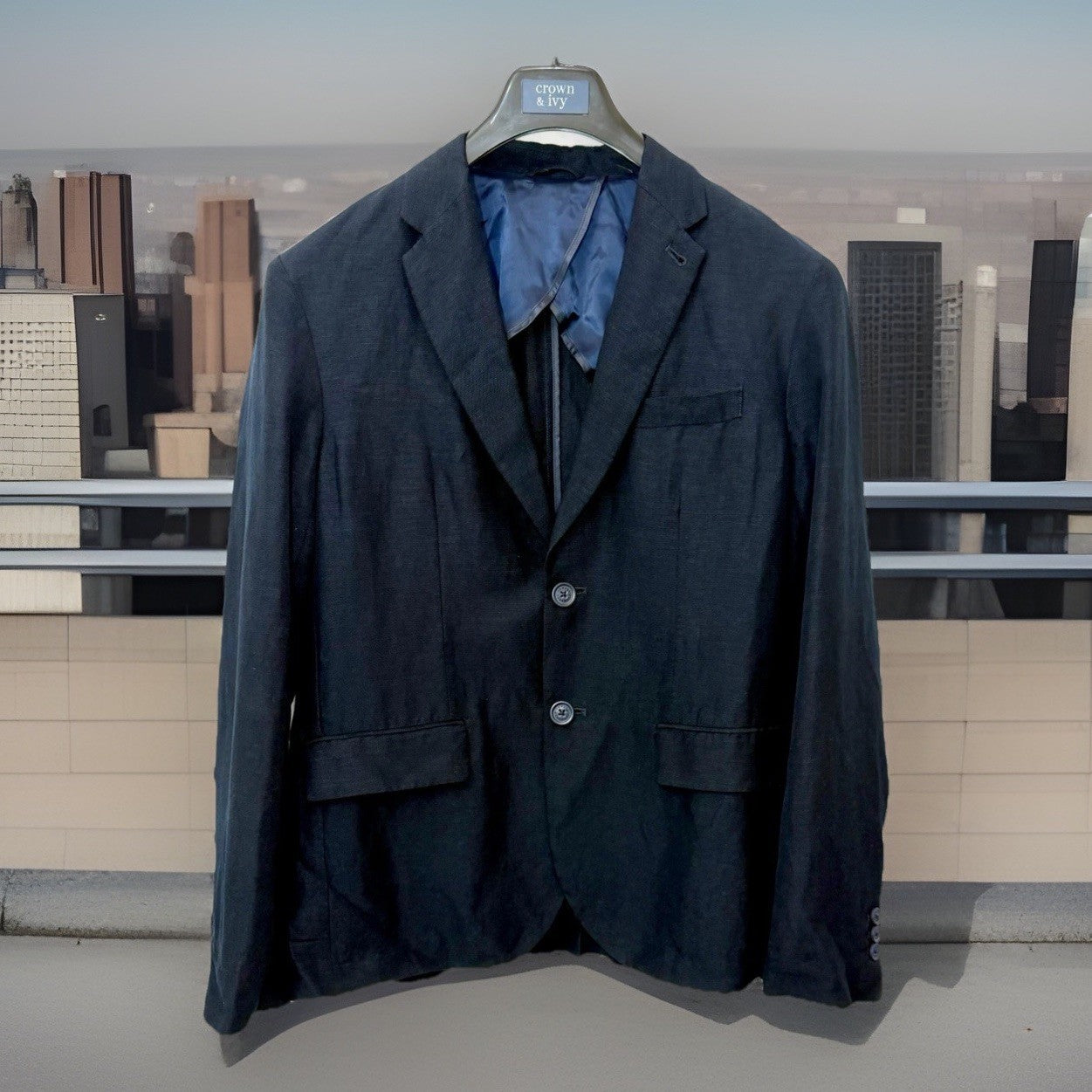 A/X Armani Exchange Linen-Blend 2-Button Sport Coat - Men’s Size 40R - $220 New