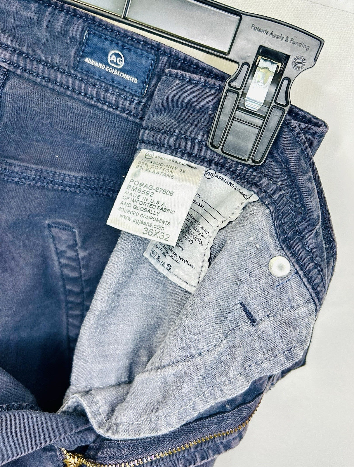 Adriano Goldschmied AG Jeans | The Graduate SUD | 36x32 | Navy | $198 Retail