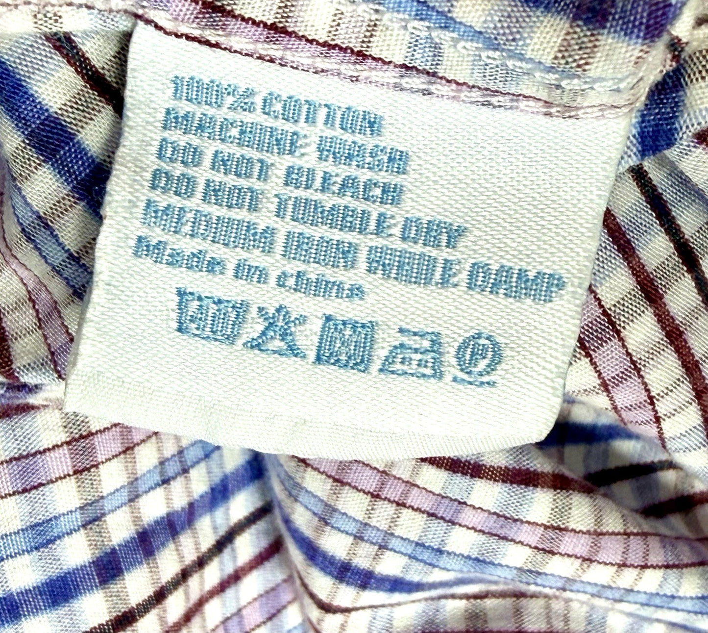 Southern Lure Shirt Men Large Long Sleeve Button Up Red White Blue Check w Logo
