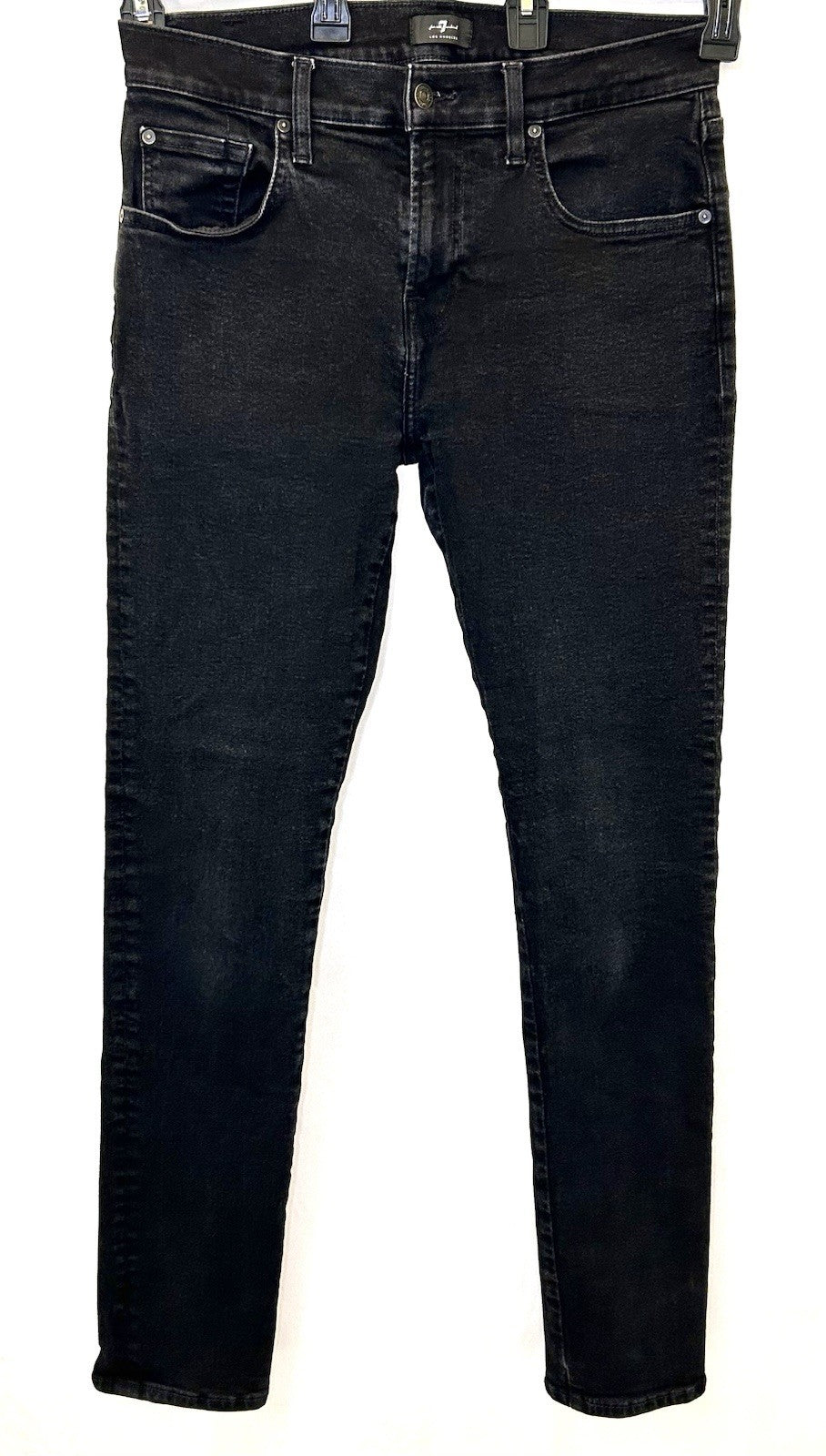 7 For All Mankind Women’s Jeans Skinny Leg Black Size 34