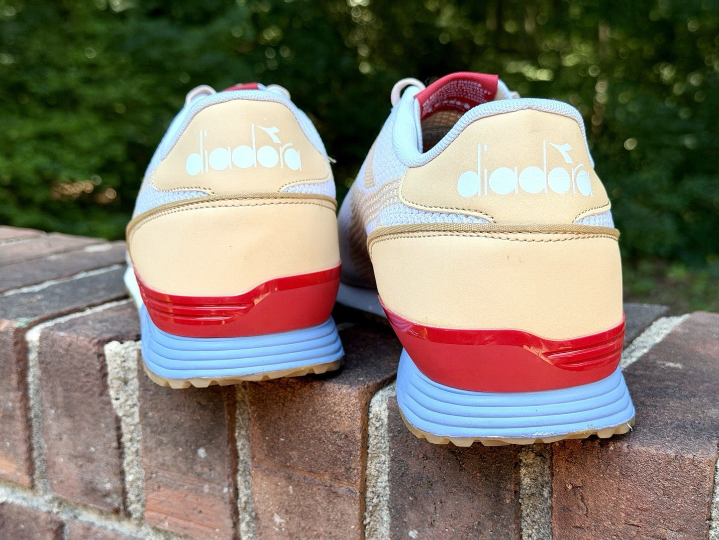 Diadora Titan Weave White Sheepskin Men’s Size 11.5 Retro Running Shoes 171829