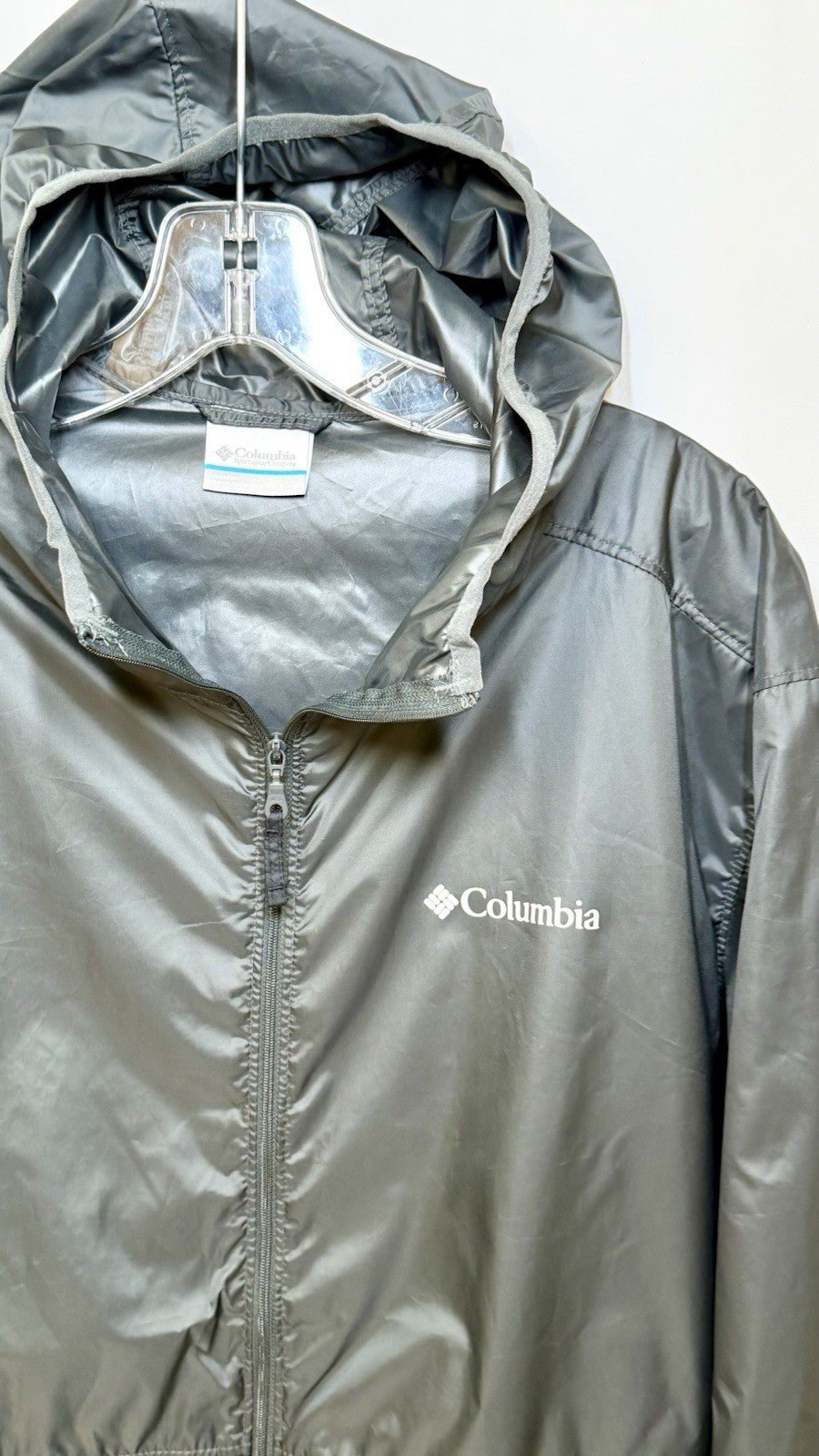 Columbia Men's Omni-Tech Rain Windbreaker Jacket Size Large