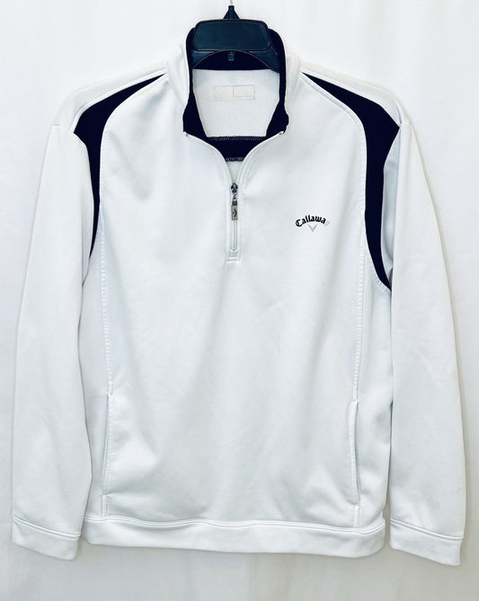 CALLAWAY Golf Opti Series Fleece 1/4 Zip Pullover Warm Jacket Sweater Men’s XL
