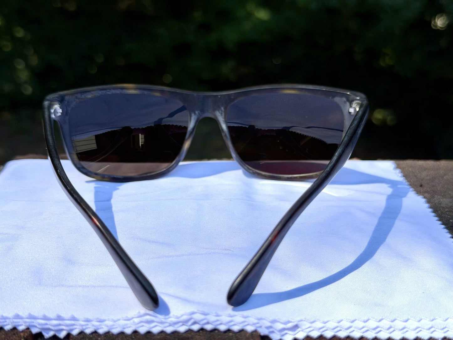 Prada SPR 15R HAQ-4J1 Sunglasses Tortoise Gray Plaque Square 60 18 140 Men Women