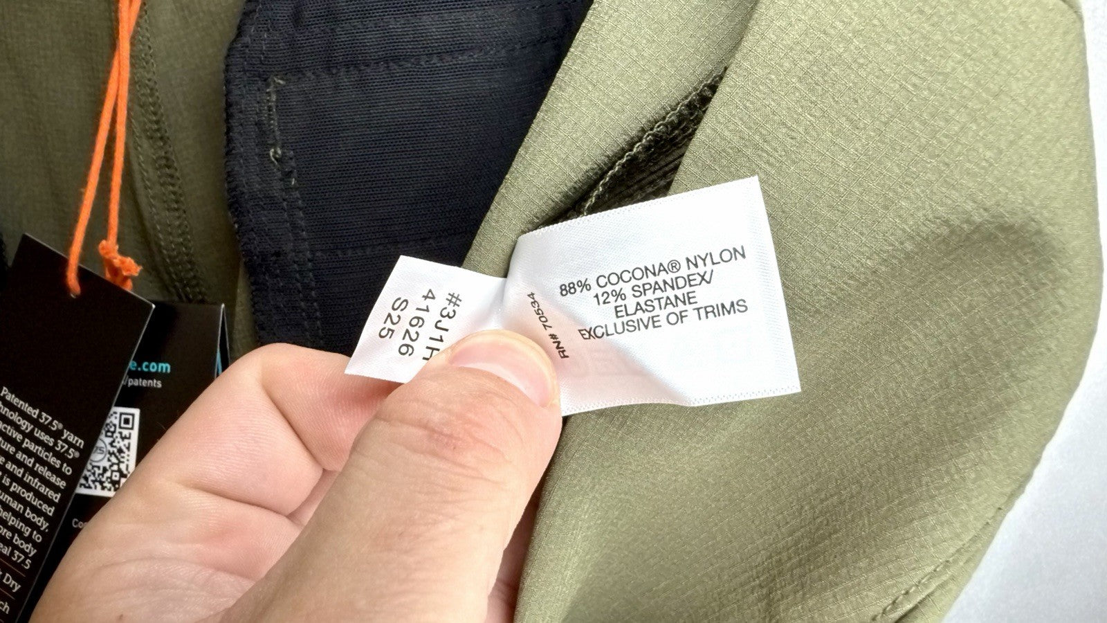 NWT Orvis Womens Hiking Outdoor Slim Pants Sz 20 Green Nylon/Spandex Blend Solid