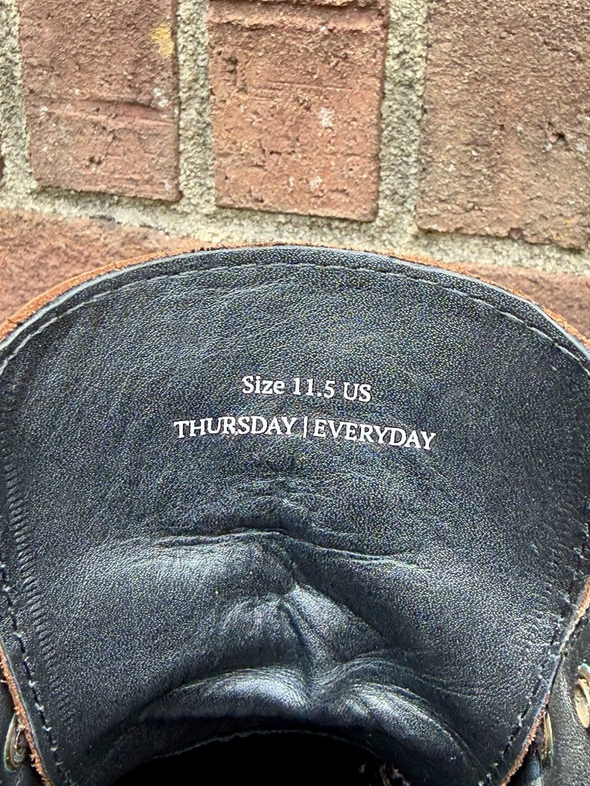 Thursday Boot Co Captain Terracotta Leather Cap Toe Mens Boots Size 11.5
