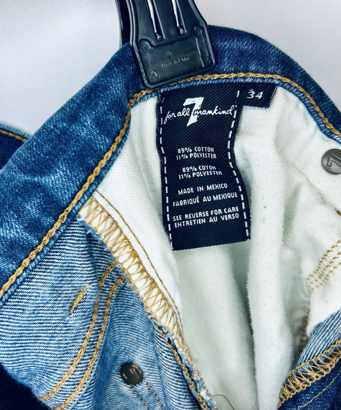 7 For All Mankind The Straight Classic Straight Leg Men’s Size 34x32 ($198 New)