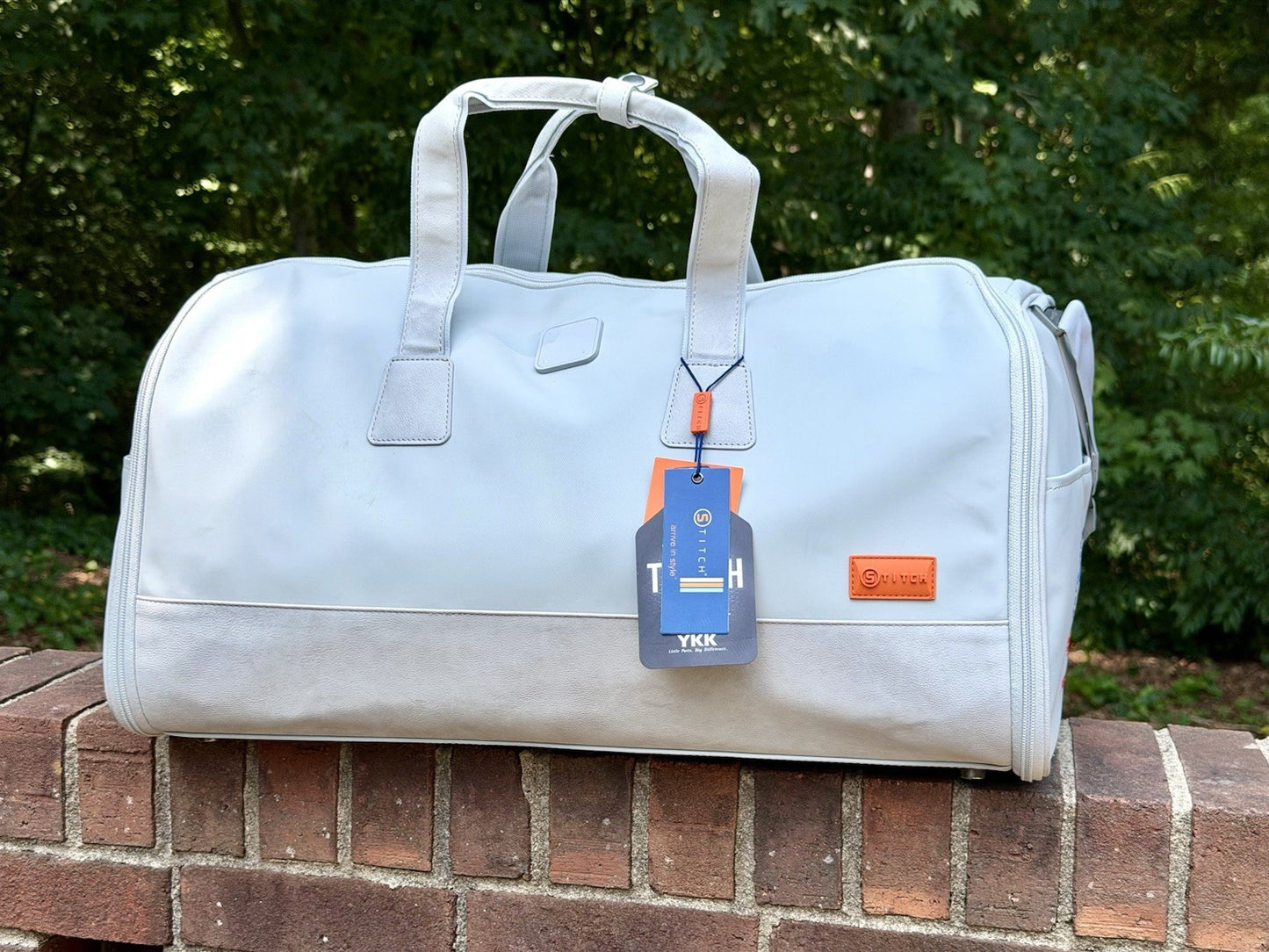 STITCH Golf UGB Ultimate Garment Bag 2-in-1 Convertible Duffle Light Gray NWT