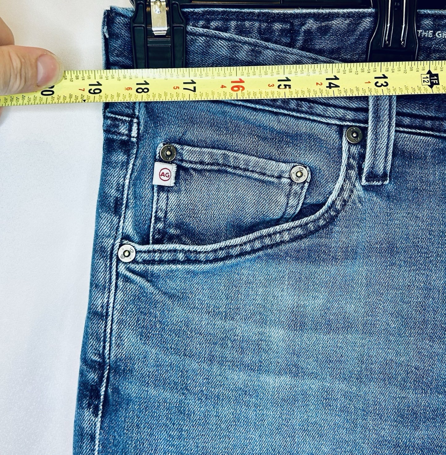 AG Adriano Goldschmied The Graduate Tailored Leg Medium Wash Mens 34 (34x30)