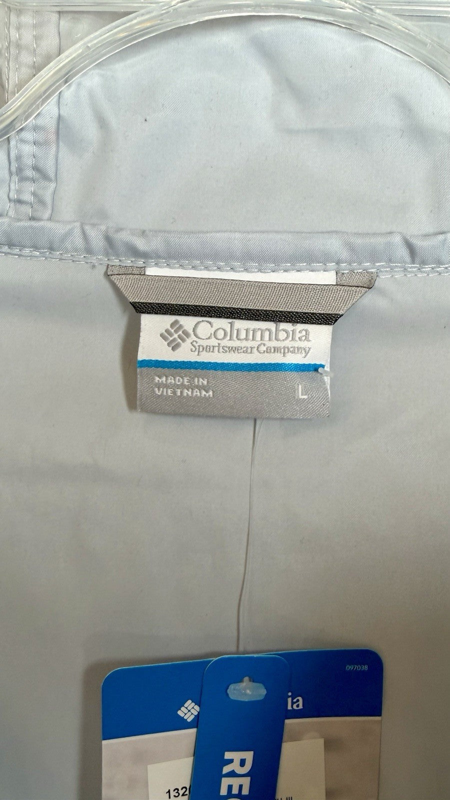 NWT Columbia Women's L Jacket Lavender / Purple Lightweight Hooded Windbreaker