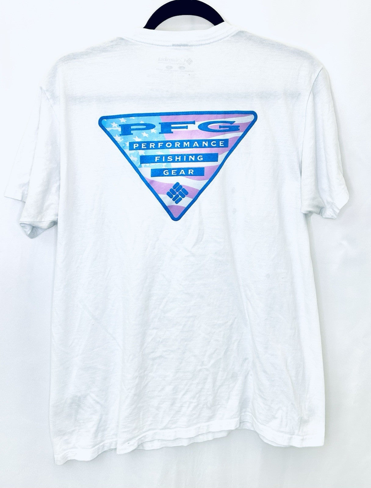 Columbia PFG Classic-Fit Triangle Logo Graphic T-Shirt Men’s Large