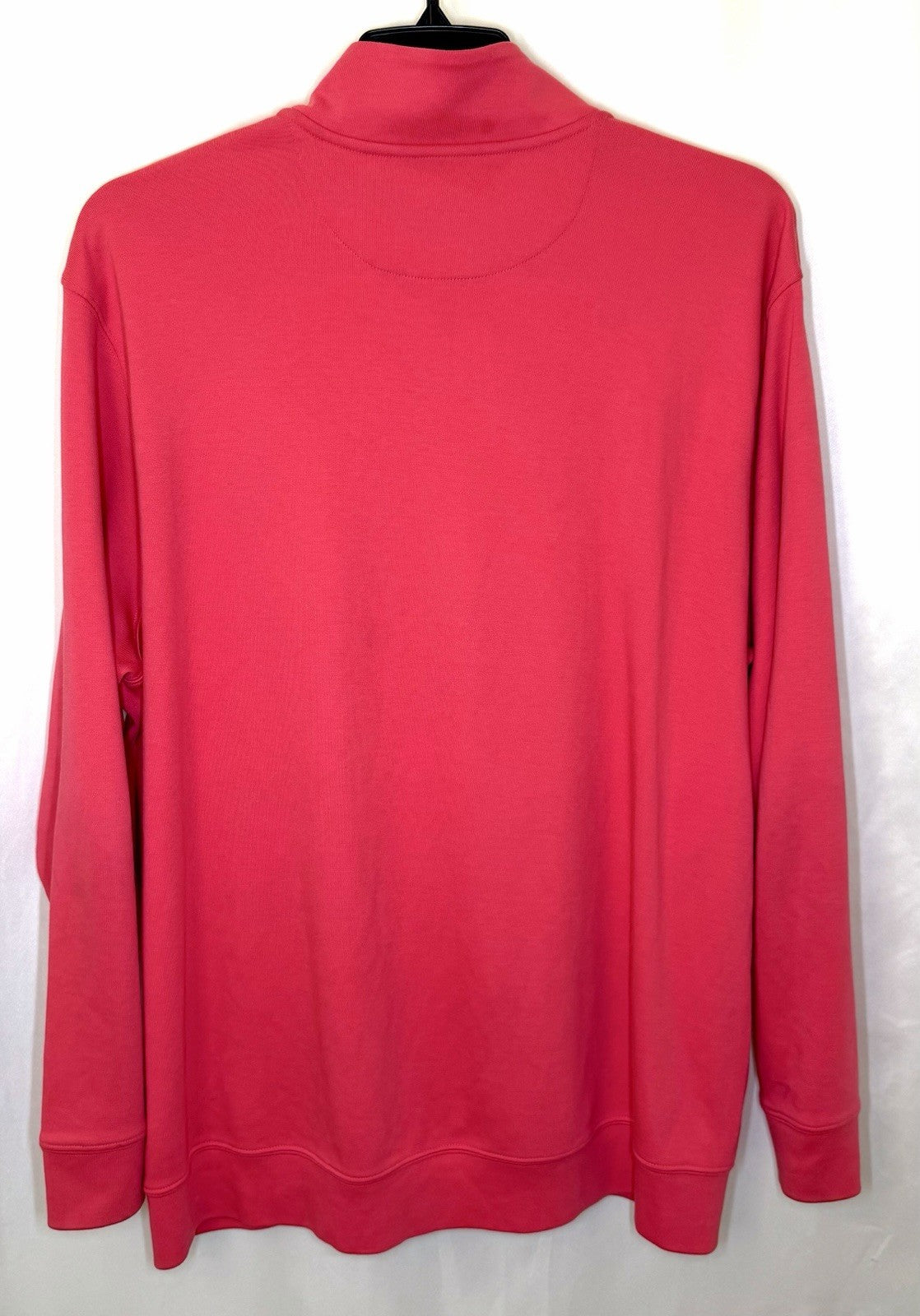 Vineyard Vines 3/4 zip Firecracker Pink Salmon Color Sweatshirt XXL