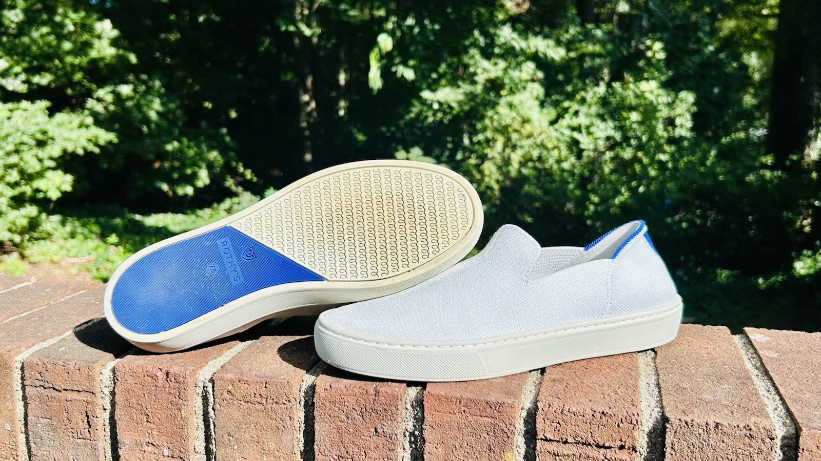 Rothys The Original Slip On Sneaker White Women’s Size 7.5 Comfort Shoes