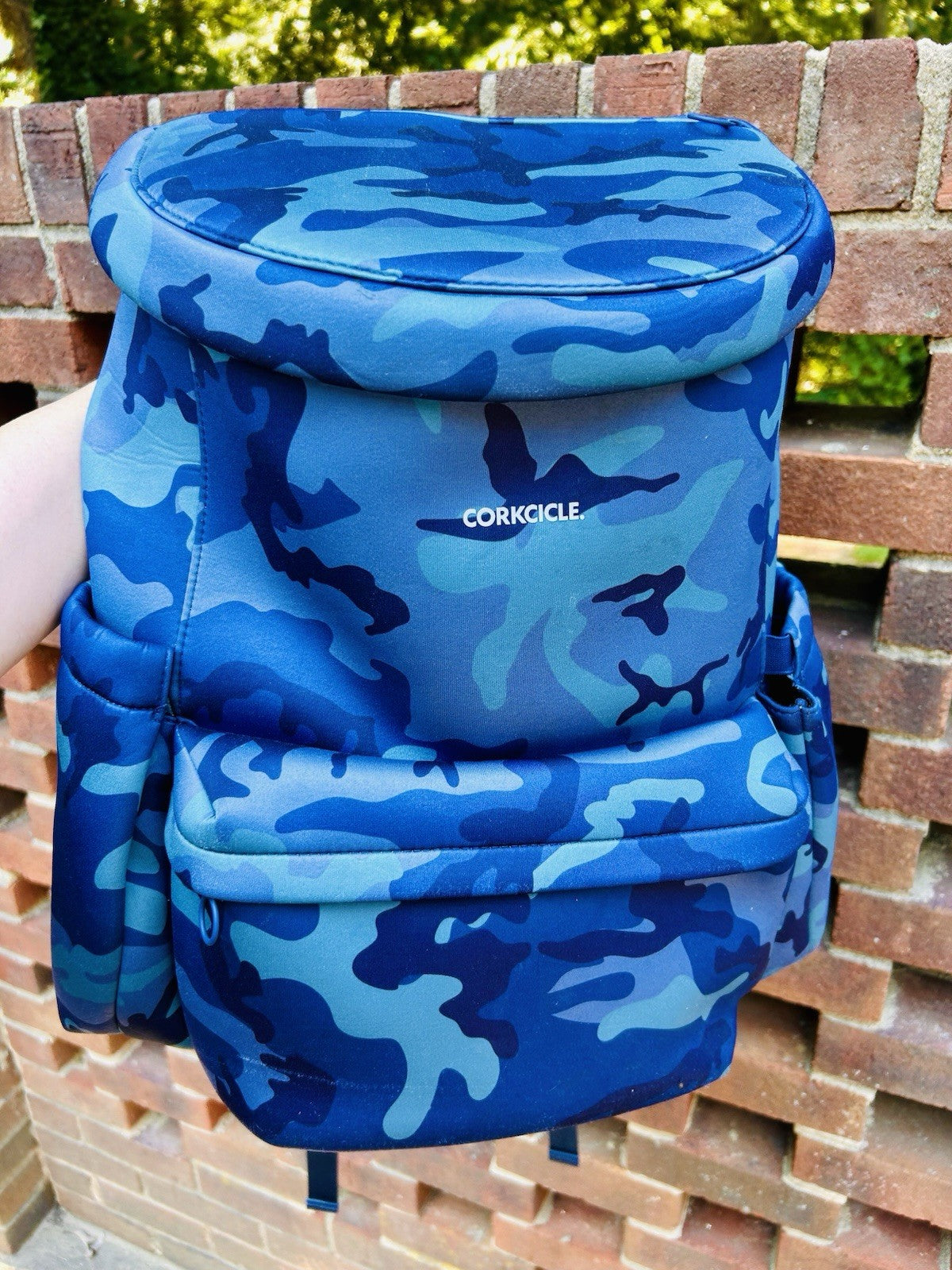 Corkcicle Lotus Backpack Cooler (Navy Camo) | Used Twice | $179 Retail | Clean!!