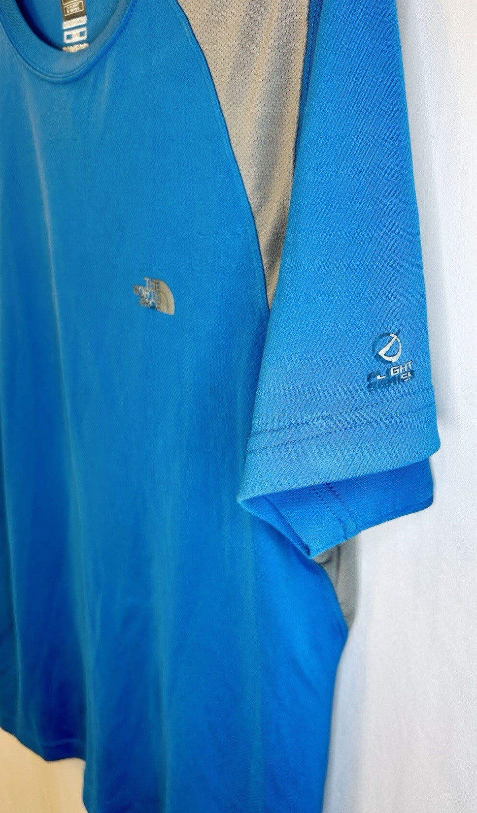 The North Face Vaporwick Blue Medium Polyester Blend T Shirt / Flight Series