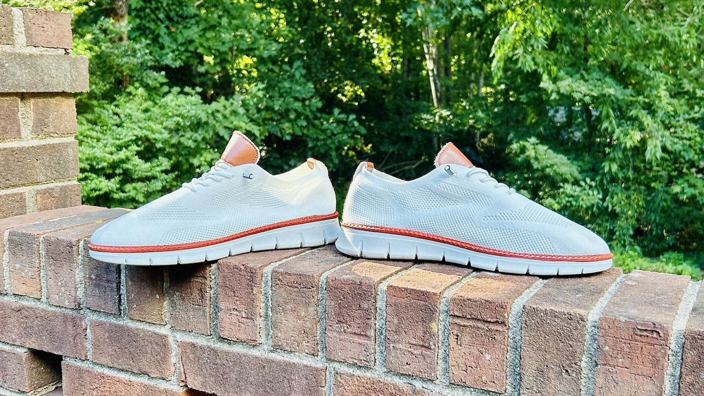 Unbranded Size US 12 / EU 45 Casual Walking Shoes Light Breathable / White Mesh