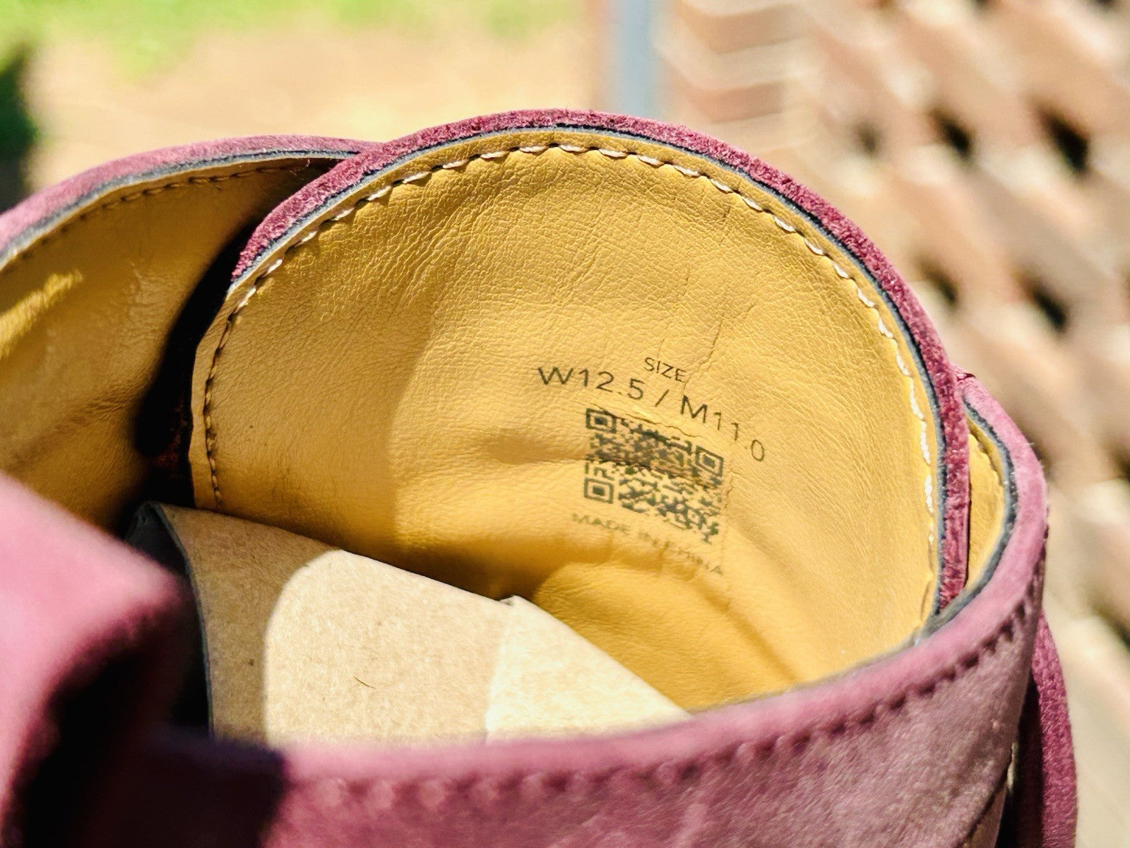 Label Go-To Moc Boot | Burgundy/Cloud Cream | Size M11 & W12.5
