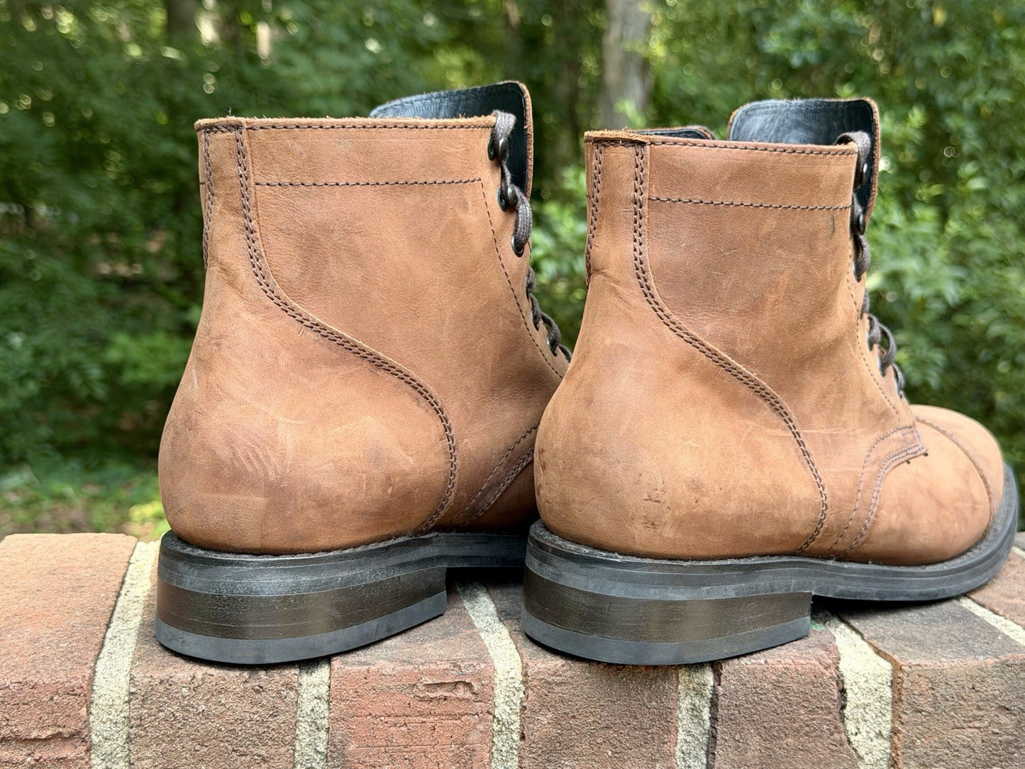Thursday Boot Co Captain Terracotta Leather Cap Toe Mens Boots Size 11.5