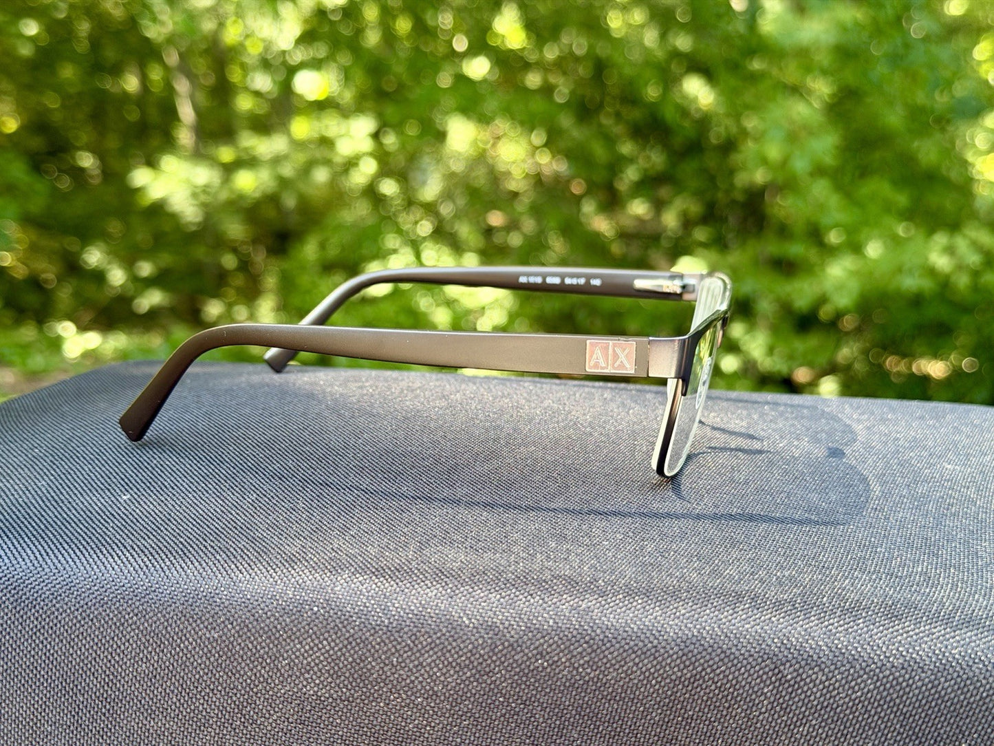 Armani Exchange AX1019 6001 Matte Brown Eyeglasses Frames Men's 54/17 140 A|X