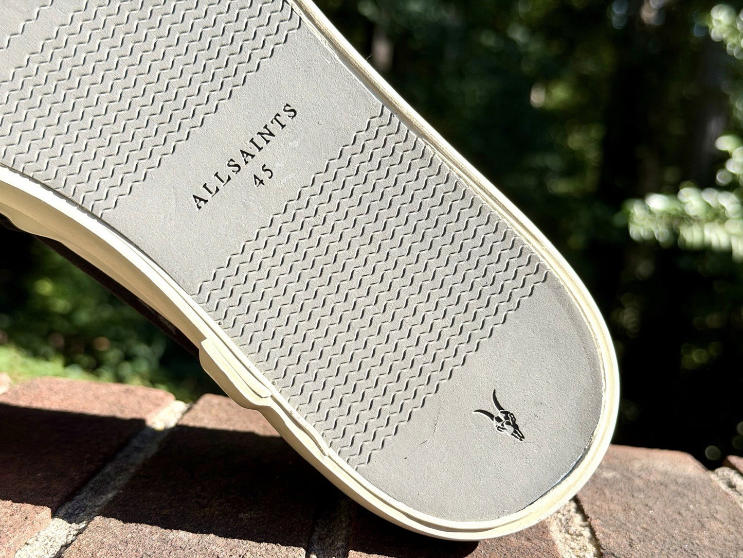 Allsaints London Spitalfields Slip On Cube Low Top Sneakers Men's 12 US 45 EU