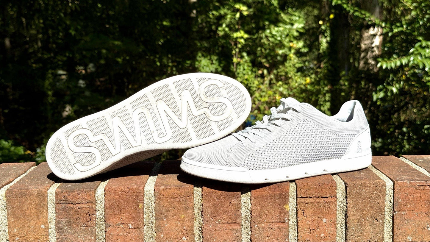 SWIMS Men’s Lightweight Breeze Tennis Sneakers Light Grey/ US 12 / Worn Once!!