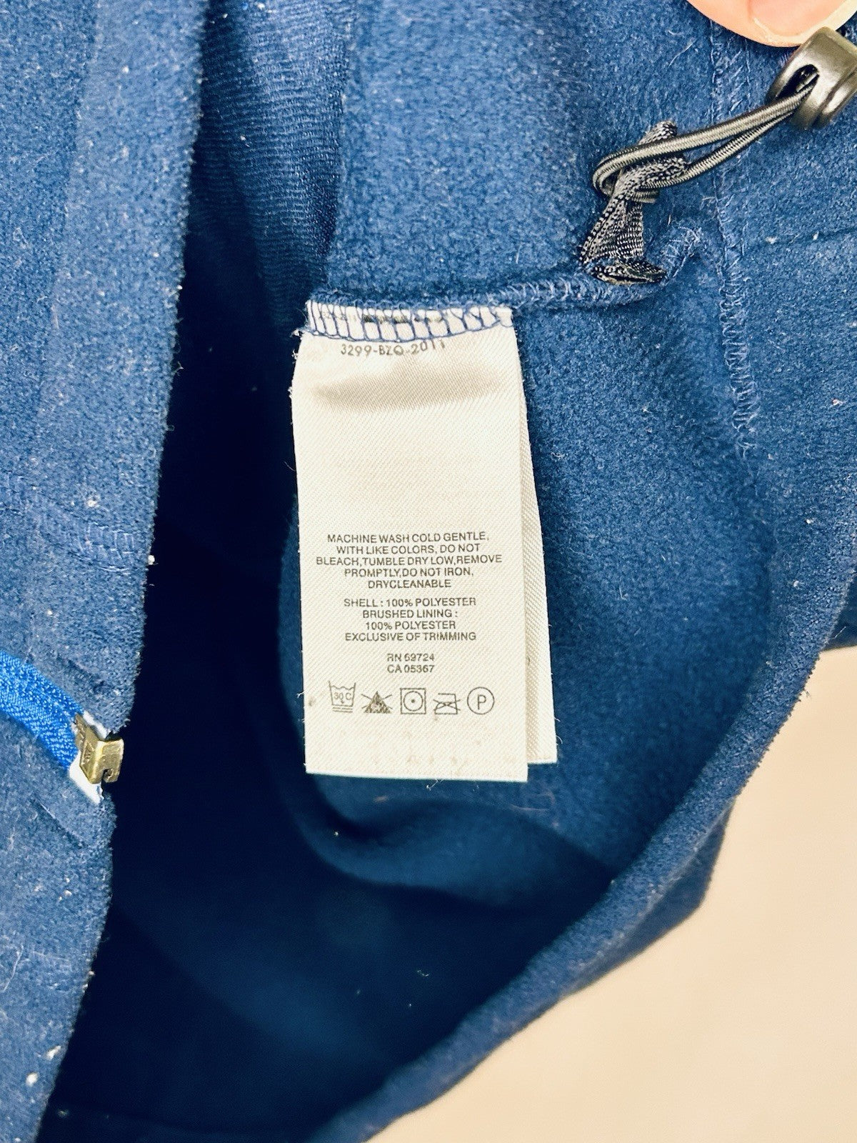 COLUMBIA MEN'S NAVY BLUE SLEEVELESS FAST TREK FLEECE POCKET VEST Sz Large