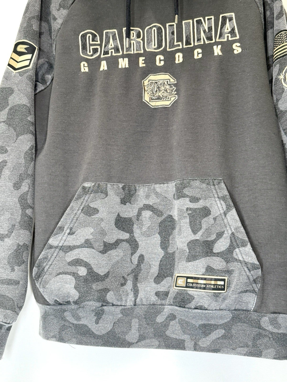 Colosseum South Carolina Gamecocks OHT Camo Hoodie Men’s Large Military Apparel