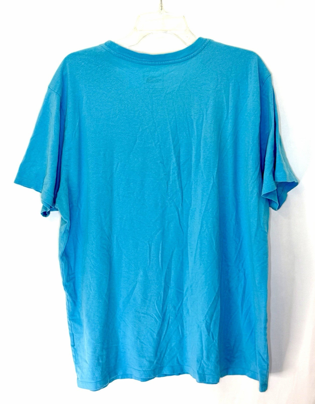 The North Face Shirt XXL Men Crew Neck Short Sleeve Casual Blue Dome