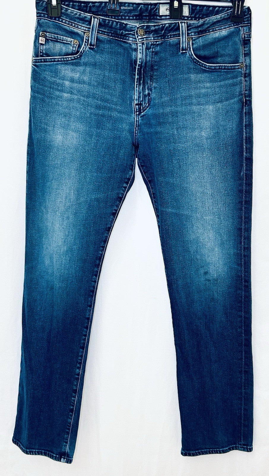 AG Adriano Goldschmied The Graduate Tailored Leg Medium Wash Mens 34 (34x30)