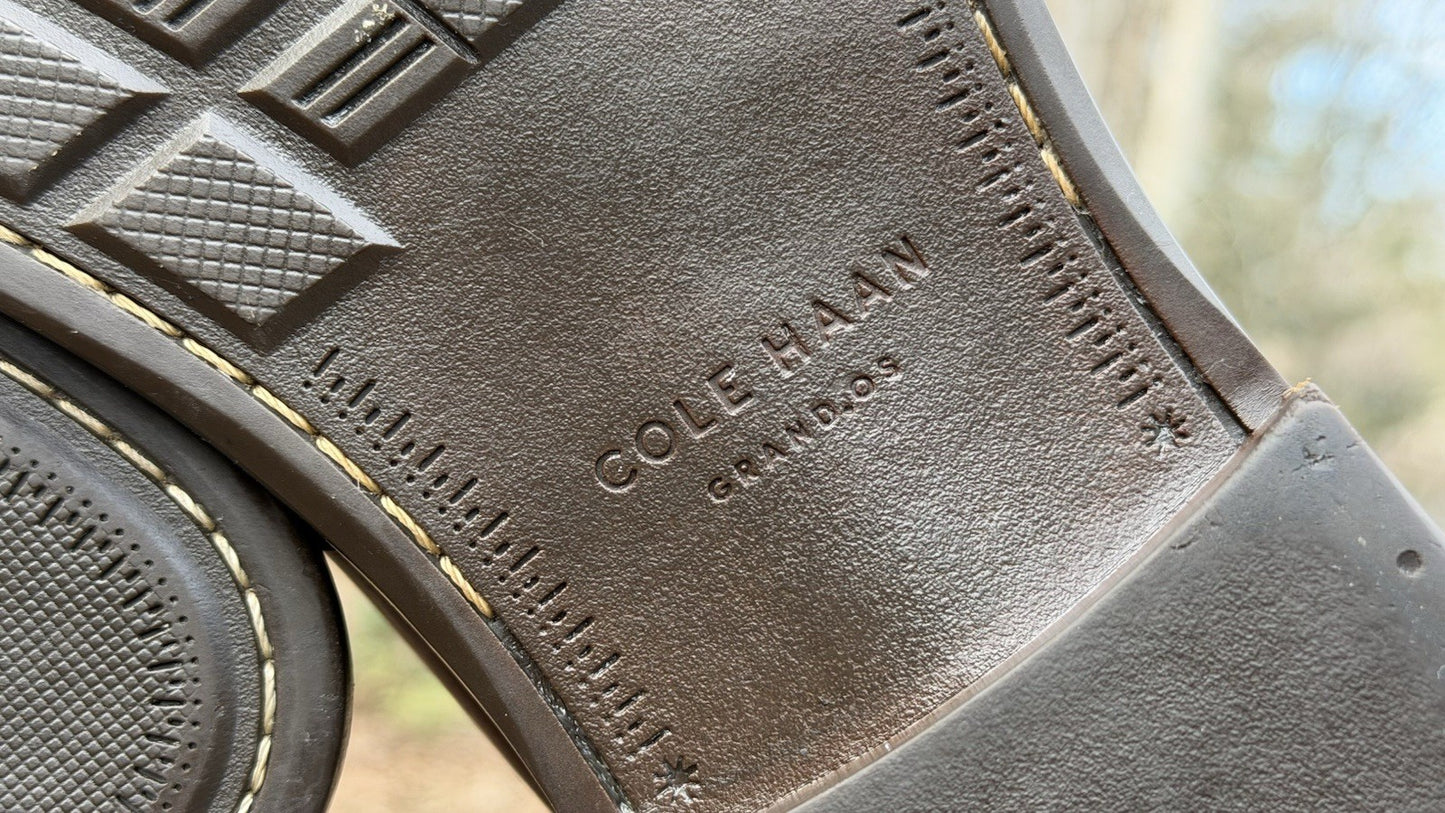 Cole Haan Men's Warren Welt Wingtip Oxford Brown Leather Size 11.5 M