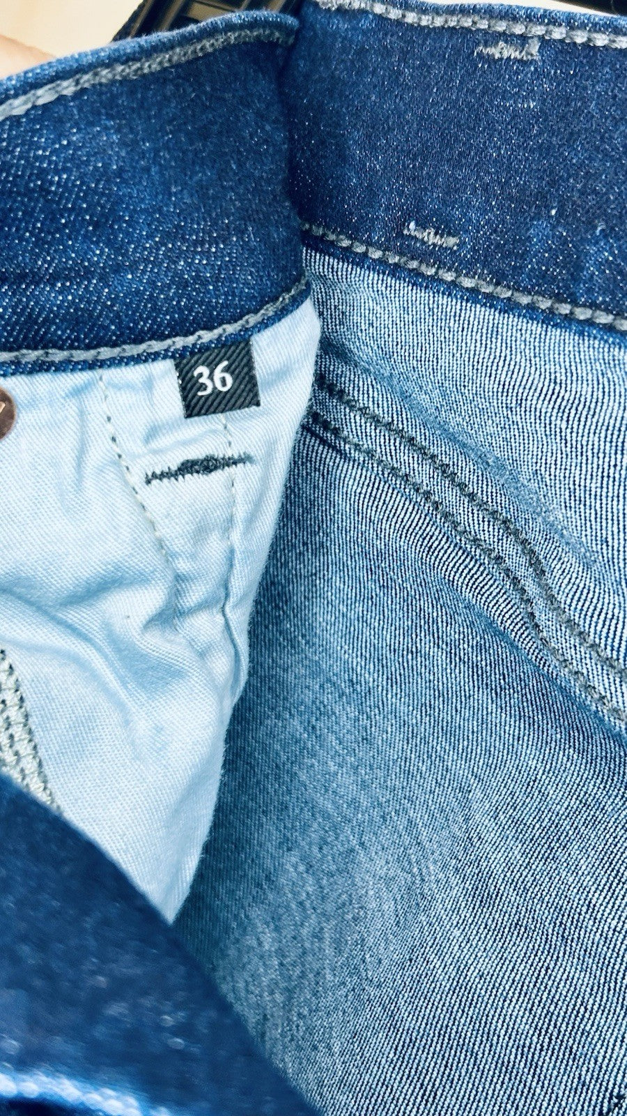 7 For All Mankind Slimmy 36’s Skinny Leg Dark Wash Men’s Size 36x32 ($198 New)