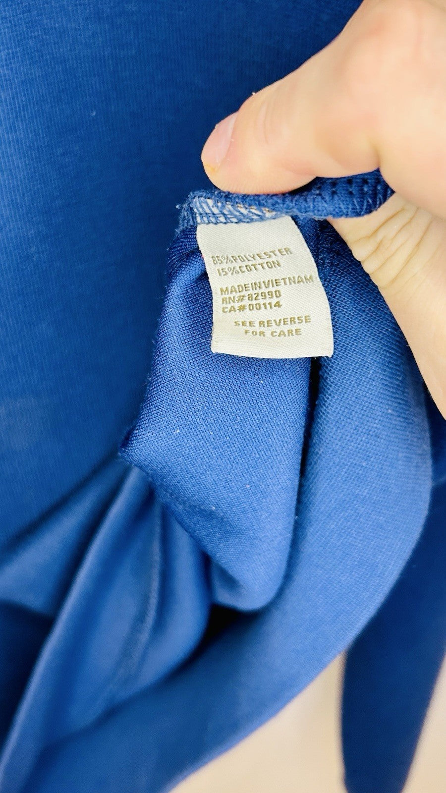 Tease… Navy Blue 1/4 Zip Golfing Pullover / Men’s Large