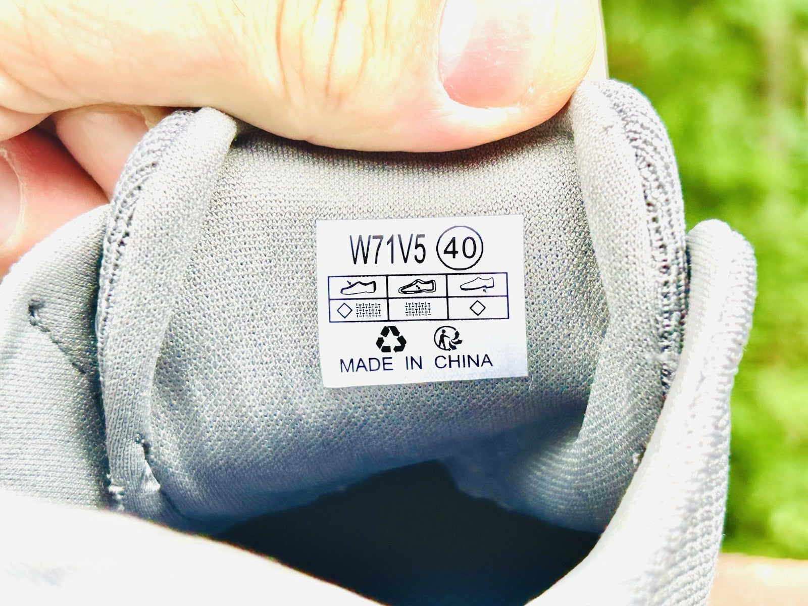 New Whitin Barefoot Shoes Men's Size EU/40 US/9 Grey Minimalist Zero Drop