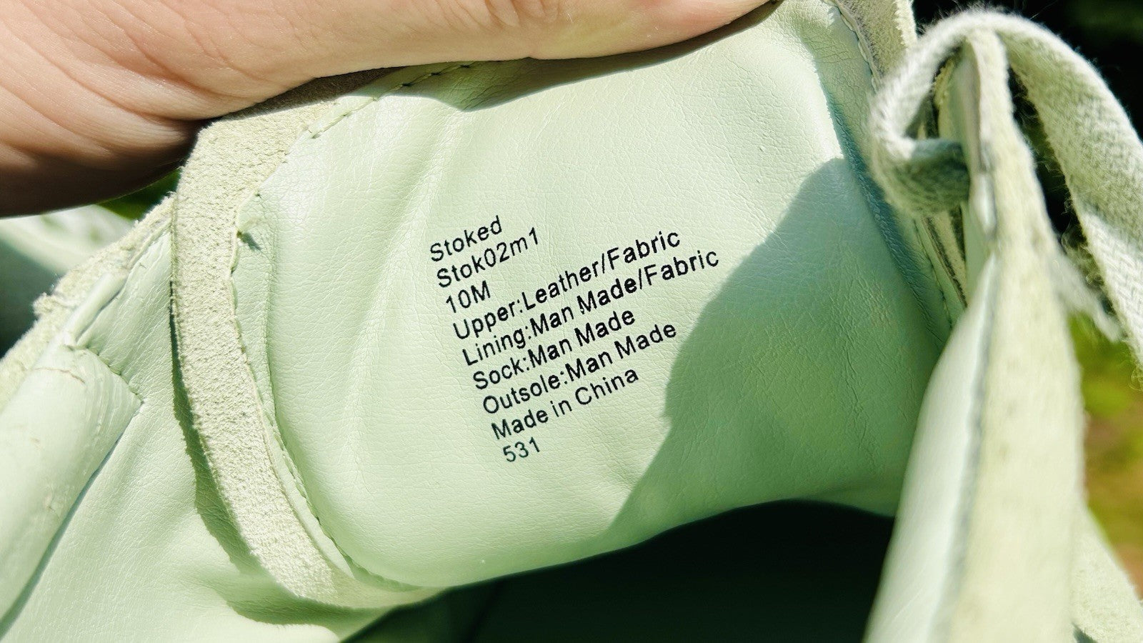 Rare!!! Steve Madden Men’s Mint Green Sneaker / Low Top /Leather / Men’s Size 10