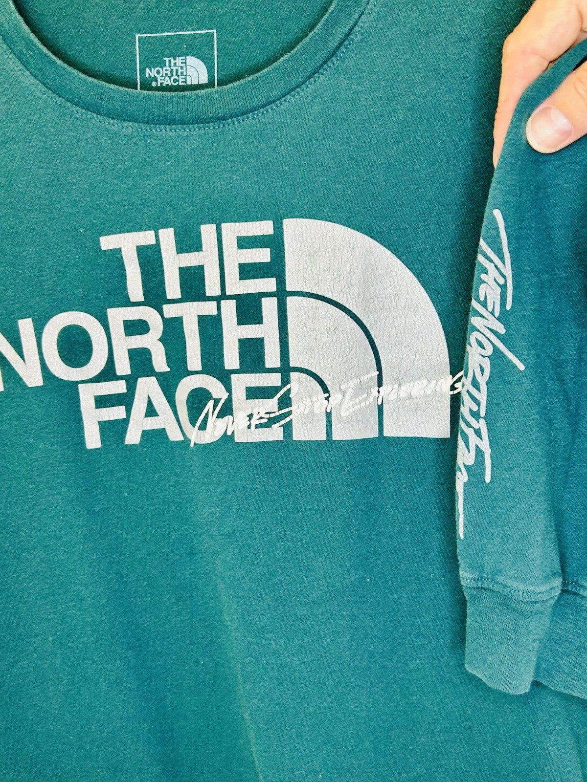 The North Face Green Long Sleeve Men’s Shirt - Size Medium