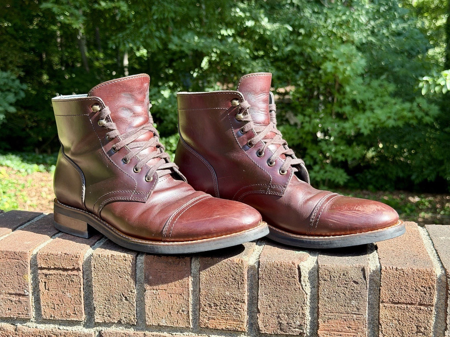Thursday Boot Men's Captain Boots Classic Brown Size 11.5 Worn Twice!!