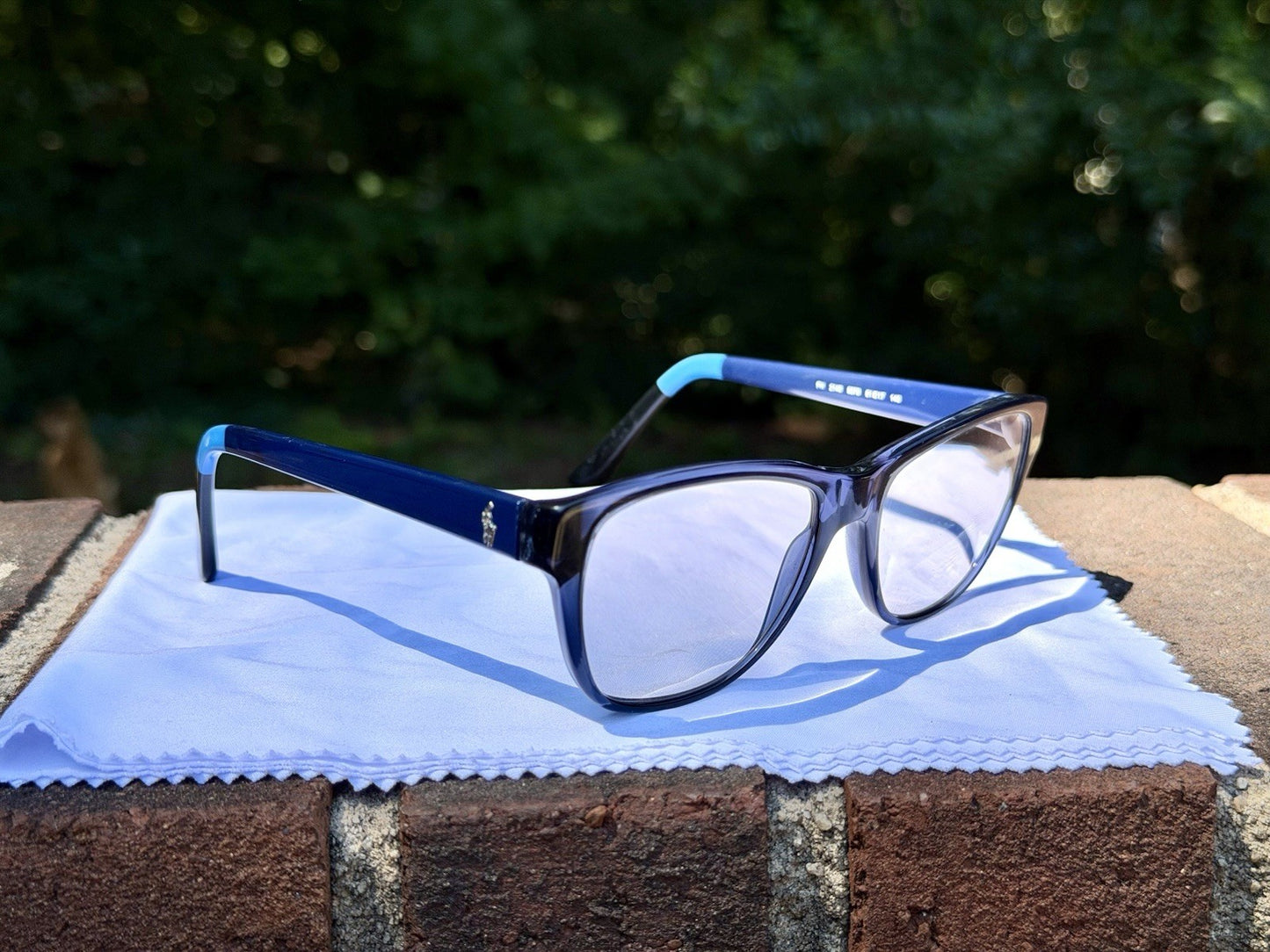 Polo Ralph Lauren PH 2148 5576 Navy Blue Clear Eyeglasses Frames 51-17 140
