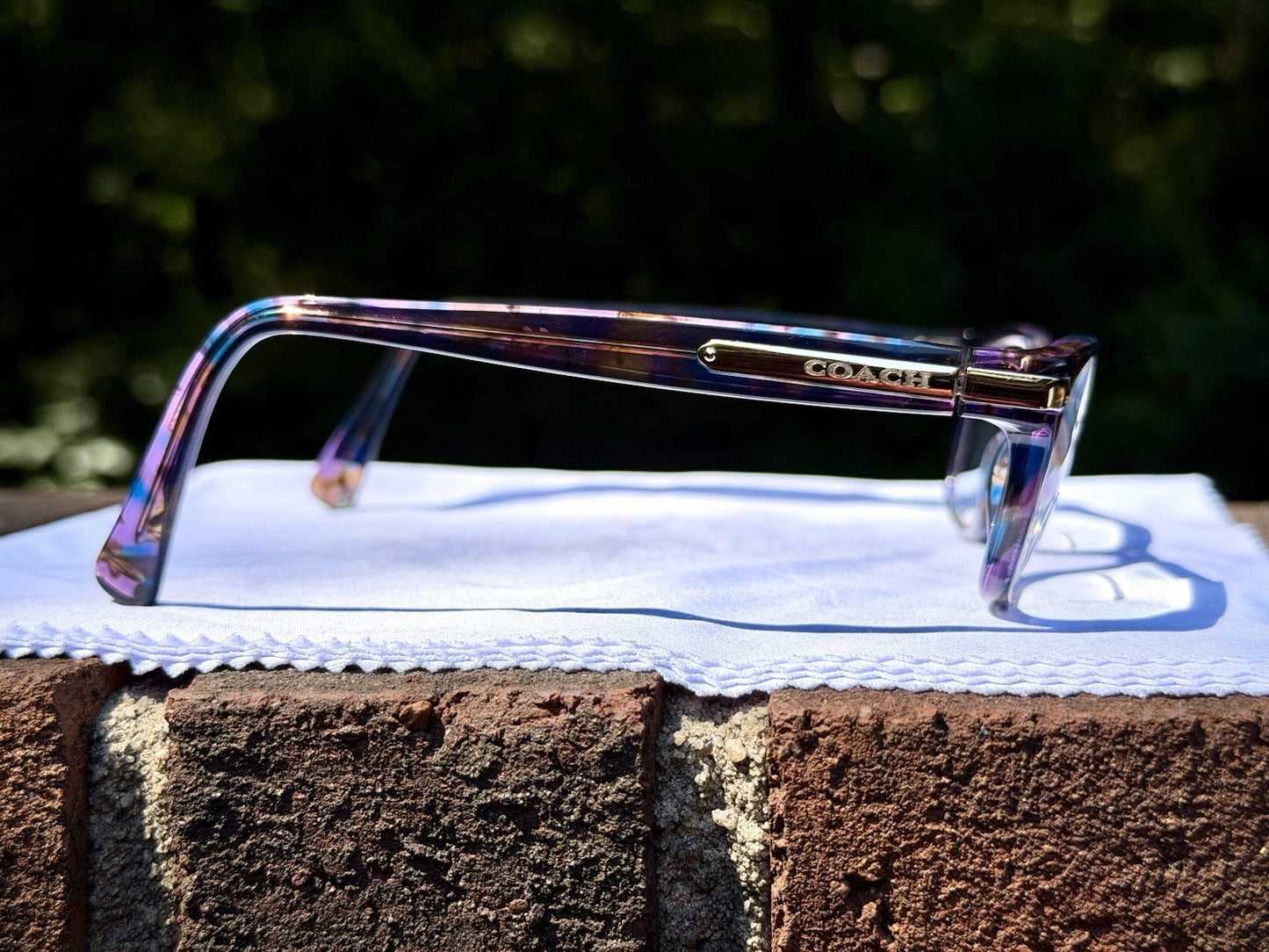 Coach HC6065 5288 Confetti Purple Women's Glasses Frame 49-17-135 Rx-Able