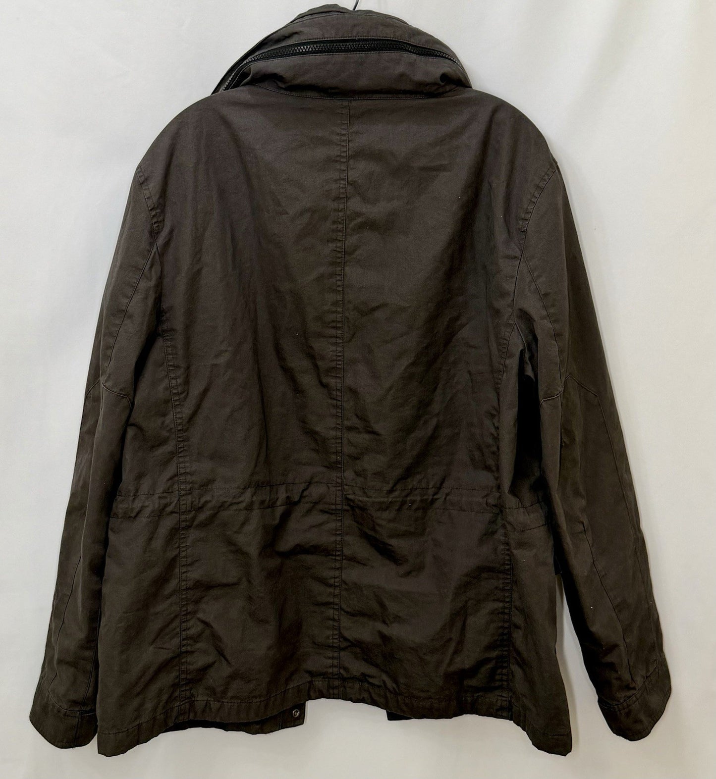 ARMANI EXCHANGE A/X  Hidden Hood  Dark Gray Jacket Mens Size Large - Worn Twice