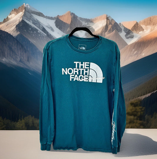 The North Face Green Long Sleeve Men’s Shirt - Size Medium