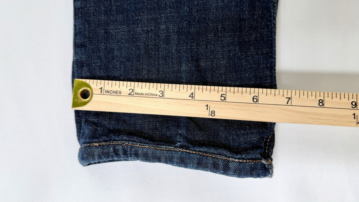 Alberto Pipe Regular Slim Fit Denim Blue Dark Wash 38x30 (Tag 38x34) $245 Retail