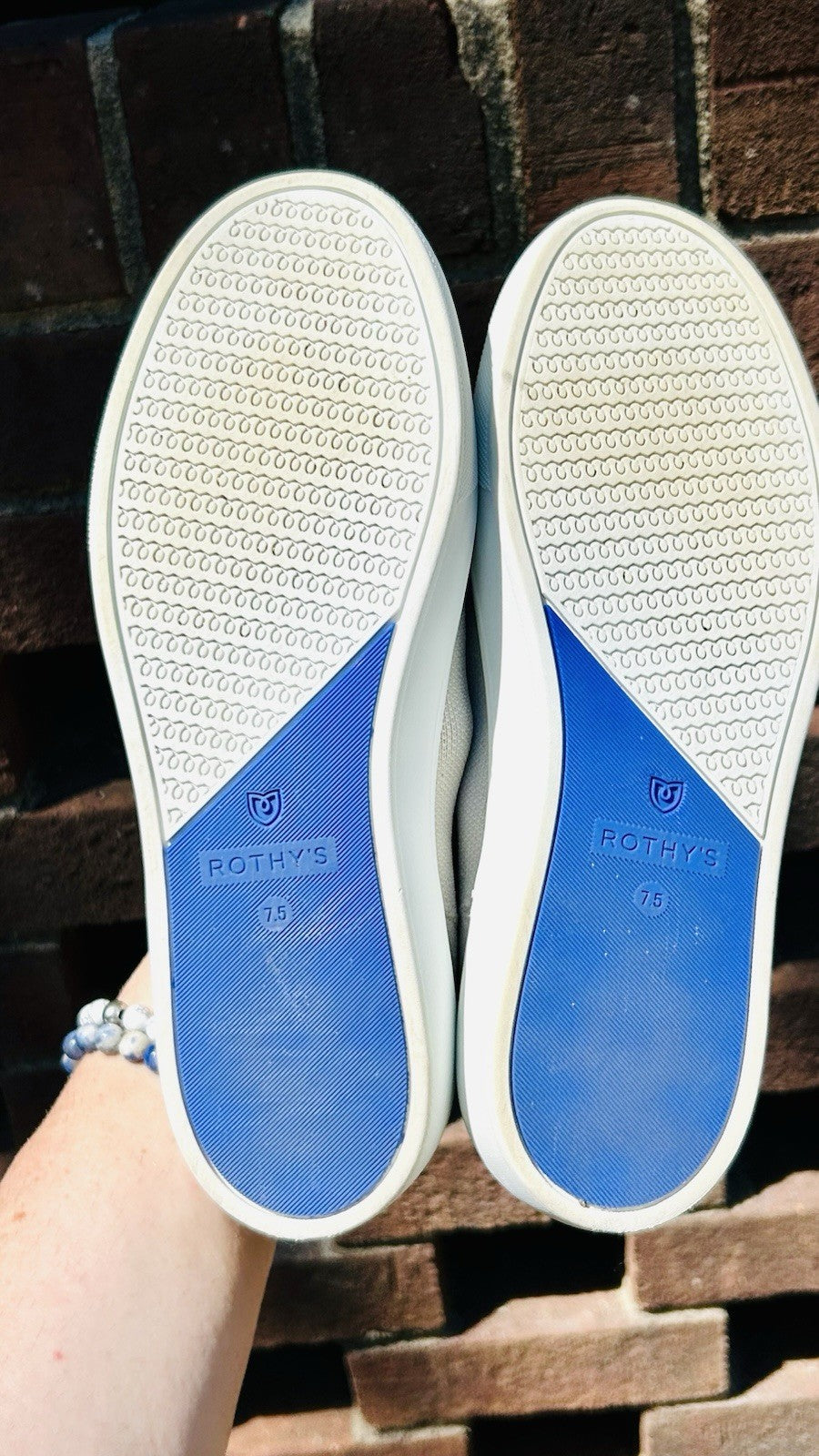 Rothy's Shoes The Original Casual Sneaker / Slip On Women's Size 7.5 / Khaki