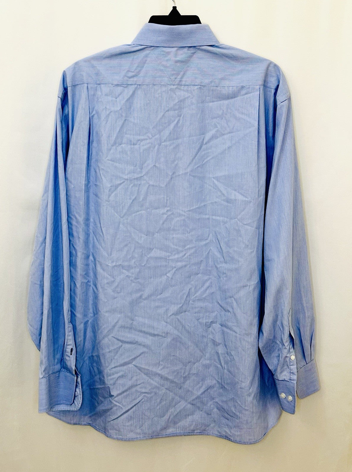 TOMMY HILFIGER BUTTON DOWN MENS SHIRT 16 1/2 34/35 REGULAR FIT LIGHT BLUE 