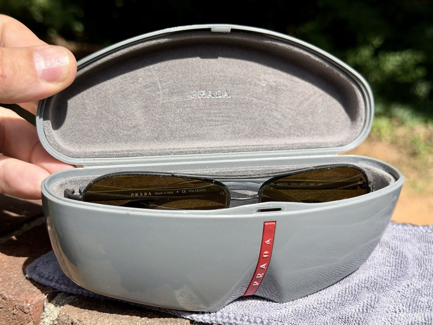 PRADA LINEA ROSSA 510S 7AX5W1 POLARIZED CARBON FIBER W/COA